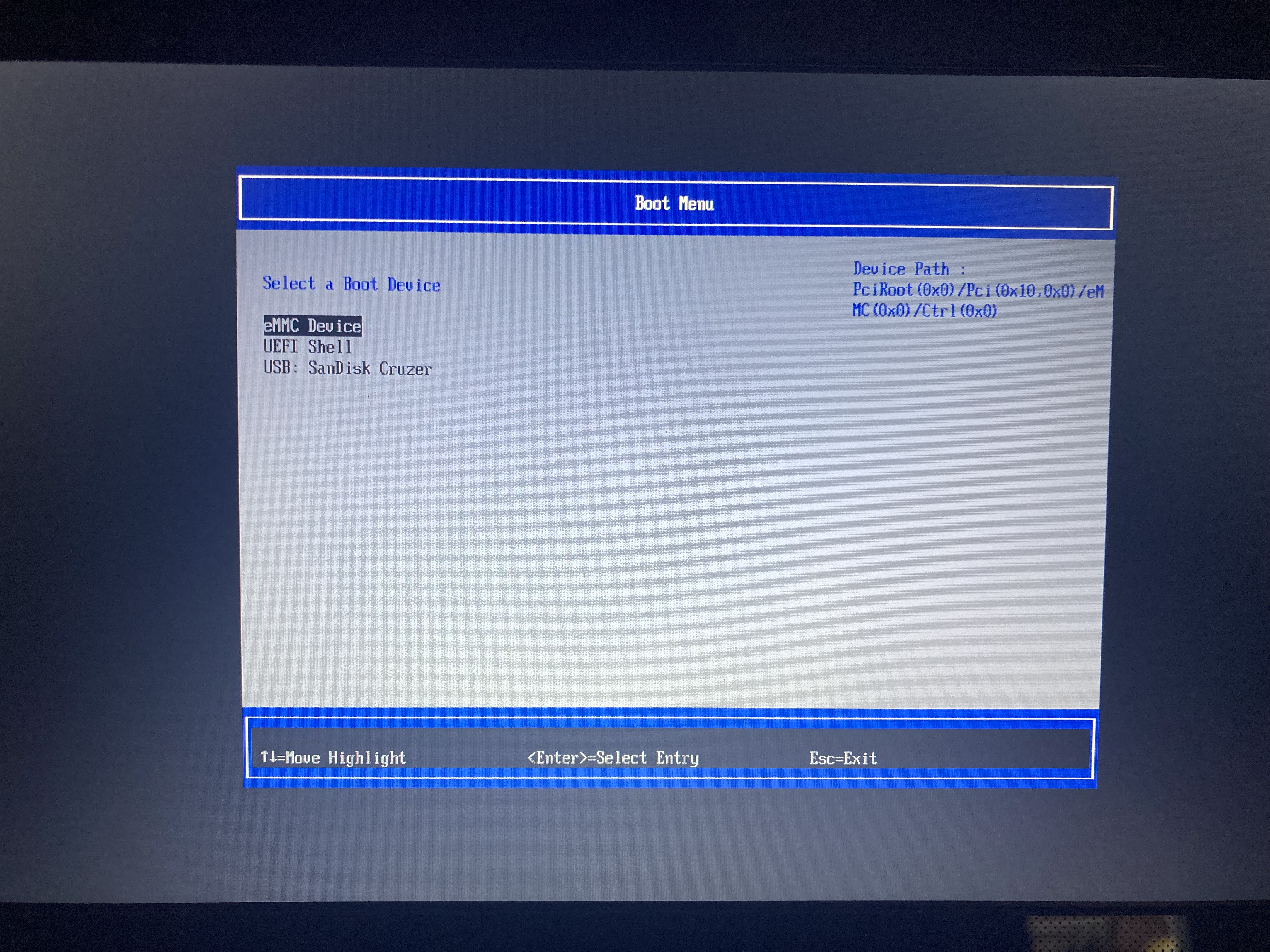 boot menu 2